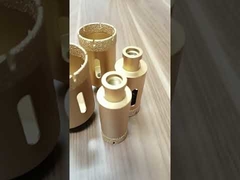 Set di punte brasate M14 in scatola di plastica