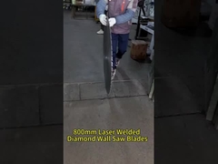 Lamelle di seghe a parete di diamanti laser fuse da 800 mm per calcestruzzo armato