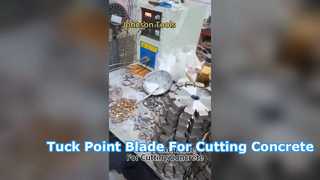 Lama turbo sinterizzata premium da 160 mm per il taglio professionale del calcestruzzo