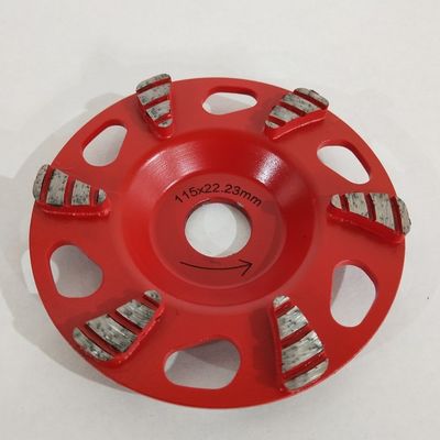disco di ruota stridente concreto della tazza di 115mm di 4,5&quot; per la smerigliatrice di angolo
