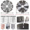 105-600 mm Disco di taglio di diamanti Lama da sega per la muratura di granito, cemento e marmo