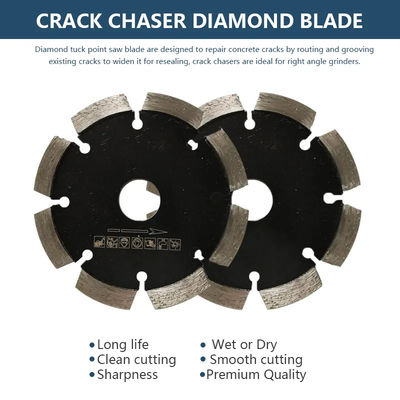 4-1/2" Tuck Point Crack Chaser Grout Repair Diamond Saw Blade per il calcestruzzo verde, muratura, mattoni, taglio di pietra