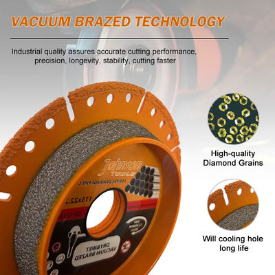 Lametta di diamante brasata a vuoto per tubi lametta di diamante da 115 mm Pro Cutter di tubi
