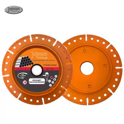 Lametta di diamante brasata a vuoto per tubi lametta di diamante da 115 mm Pro Cutter di tubi