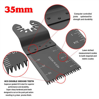 Lo strumento multi d'oscillazione del metallo della Bi le lame per sega per l'insieme del contenitore di legno di metallo 20pcs