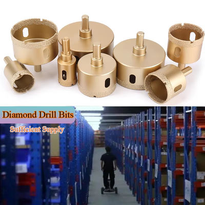 Il vuoto M14 ha brasato 35mm Diamond Core Drill Bits Set per porcellana