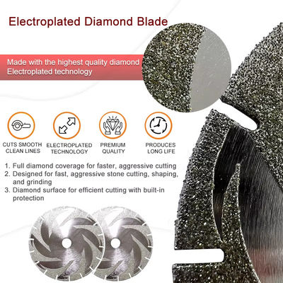 Strumenti elettrolitici del diamante della foglia di acero per il disco 08-1 del PE delle seghe circolari