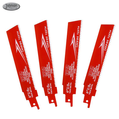 6 pollici Bi-Metal OEM Reciprocating Saw Blade Industrial per metallo ferro fuso legato acciaio Sawzall Blade Carbide