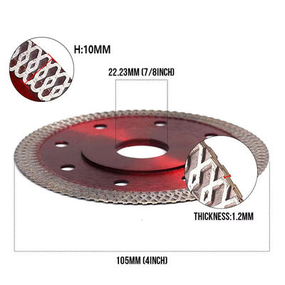 115mm Diamond Sintered Tile Saw Blade per il taglio ceramico