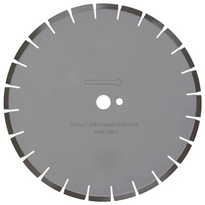 10" laser ha saldato Diamond Blade With Hexagon Hole concreto