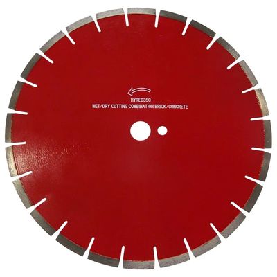 10" laser ha saldato Diamond Blade With Hexagon Hole concreto
