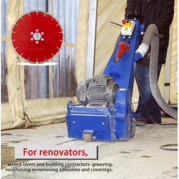 Il calcestruzzo del diamante di alta precisione le lame per sega per calcestruzzo che scanala 180mm