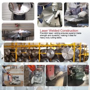 Segmento a 16 pollici di 400mm Turbo Diamond Concrete Saw Blades Turbo