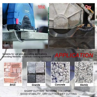 foro bagnato di Diamond Concrete Cutting Disc 60mm di taglio di 900mm