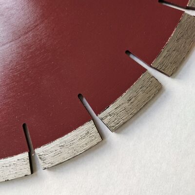 lama saldata laser di 350mm con il centro silenzioso per i mattoni infornati duri dell'argilla