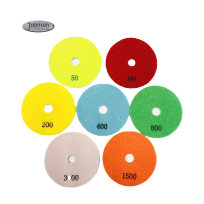 100mm 5" bagnato della pietra del granito tampone a cuscinetti per lucidare la varia dimensione