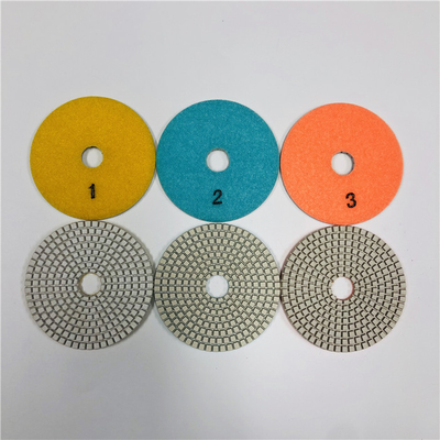 Calcare di marmo bagnato di Diamond Polishing Pad For Granite di 3 punti
