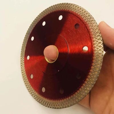 Smerigliatrice Wheel Red dello SGS 125mm X Mesh Turbo Porcelain Tile Cutting