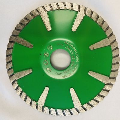 Segmenti sinterizzati pressa a caldo di OD125 Diamond Concrete Cutting Disc With Turbo