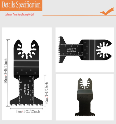 lama per sega dei denti di 45*40mm Giappone multi per legno e plastica con la scatola di plastica