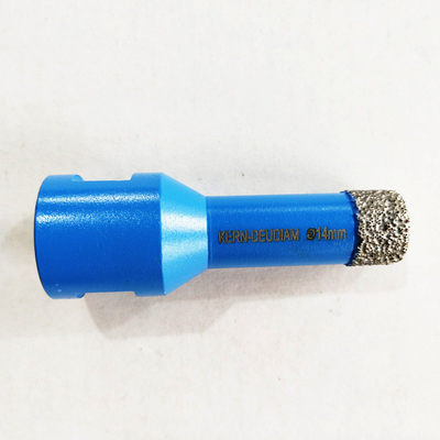 il vuoto M14 di 14mm ha brasato Diamond Core Bits For Tile con la manica di plastica