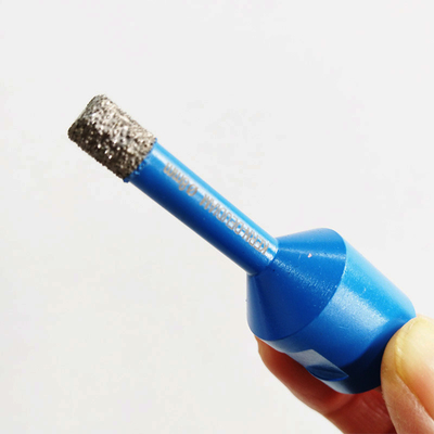il vuoto M14 di 8mm ha brasato le mattonelle di Diamond Core Drill Bits For con la manica di plastica