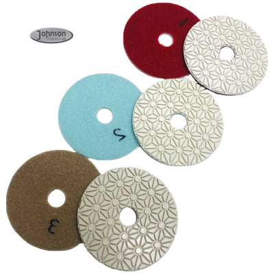 100mm sabbia di Diamond Granite Polishing Pads Various di 3 punti