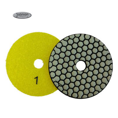 Un gancio di 3 punti e ciclo a 4 pollici durevoli Diamond Polishing Pads For Concrete asciutto
