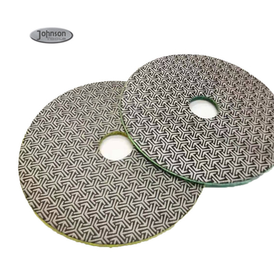tampone a cuscinetti per lucidare speciale del metallo del modello del triangolo del ′ di 4 ′ per legno di pietra